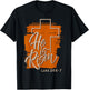 He Is Risen Luke 24 6 7 Brush Vintage T-Shirt - T-Shirt | Black