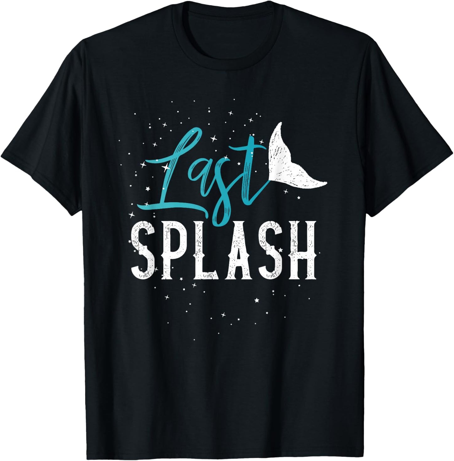 Last splash mermaid bride shirt T-Shirt - T-Shirt | Black