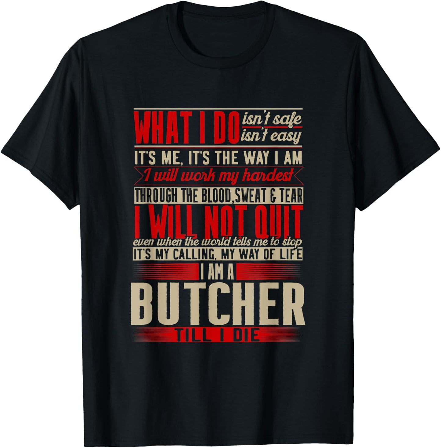 Butcher T-Shirt - T-Shirt | Black