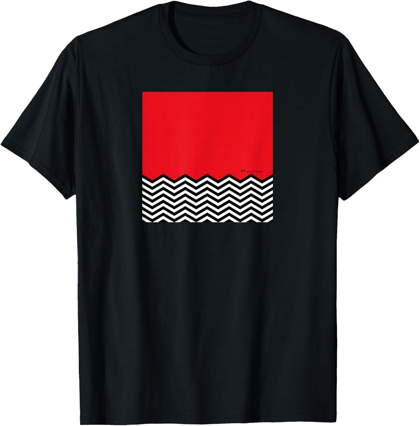 Twin Peaks Red Room Chevron T-Shirt - T-Shirt | Black