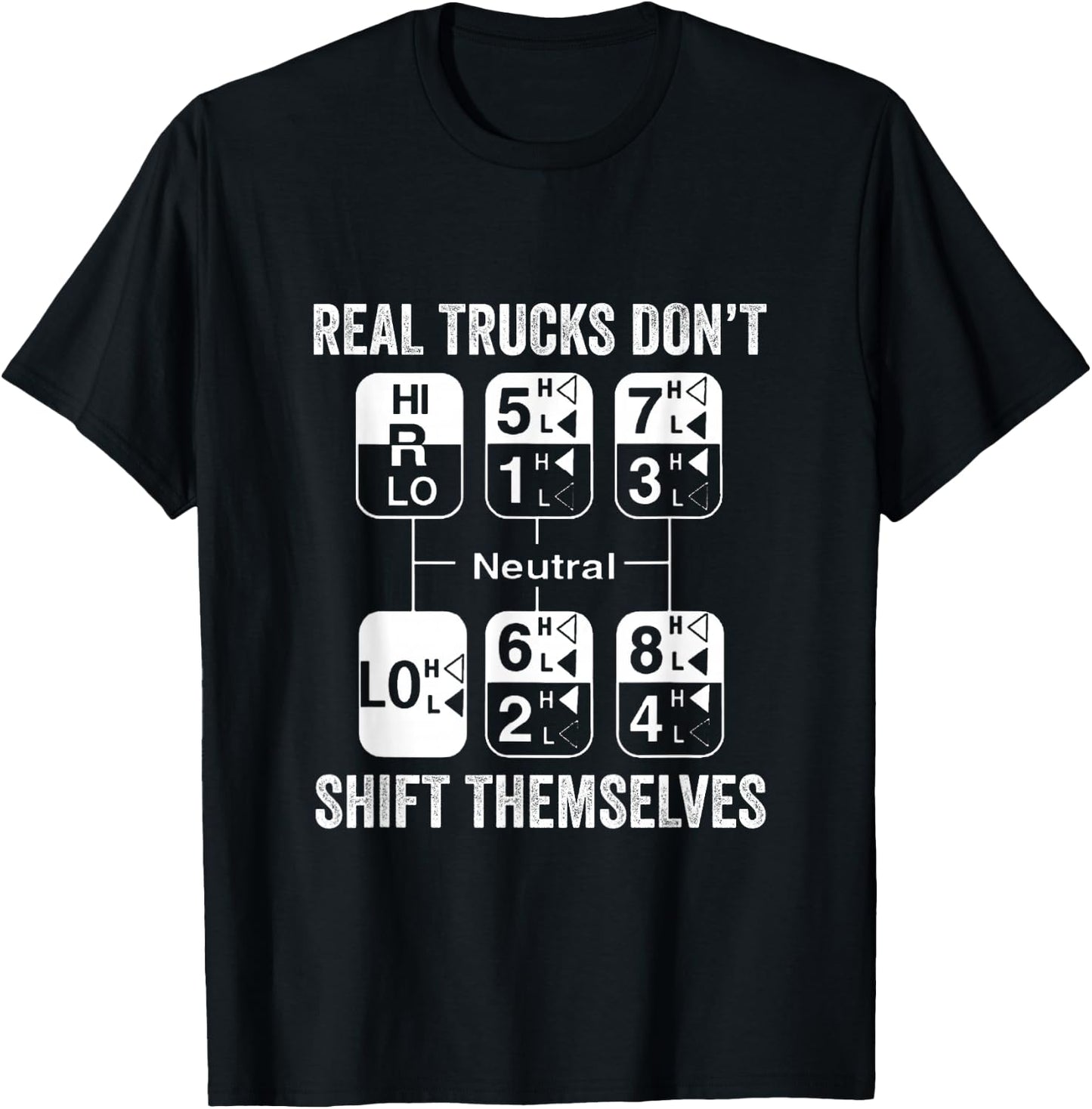 Trucker Semi Truck Driver T-Shirt - T-Shirt | Black