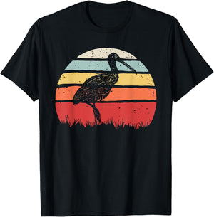 Vintage Retro Roseate Spoonbill T-Shirt - T-Shirt | Black