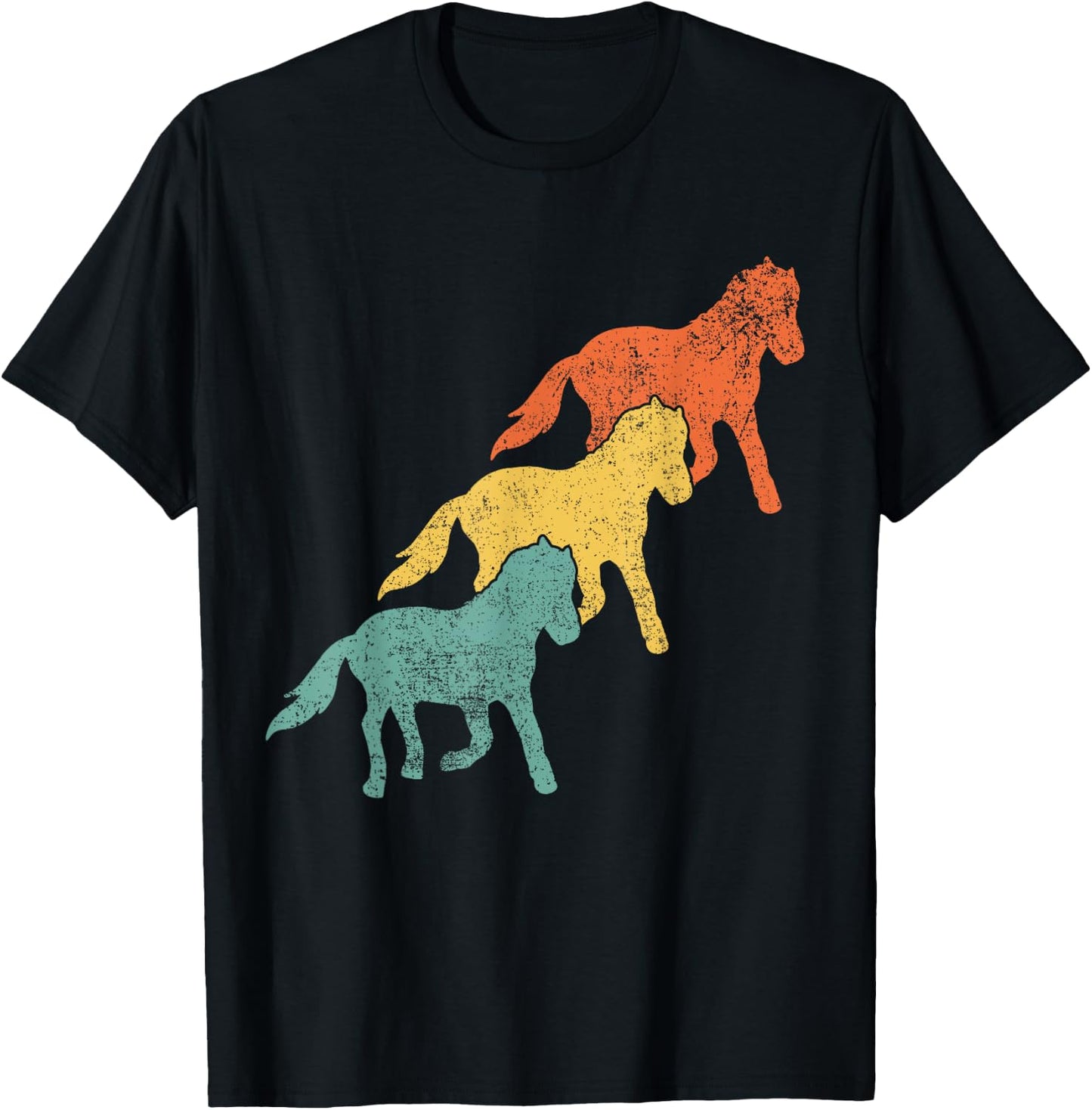 Iceland Horse Icelandic Pony T-Shirt - T-Shirt | Black