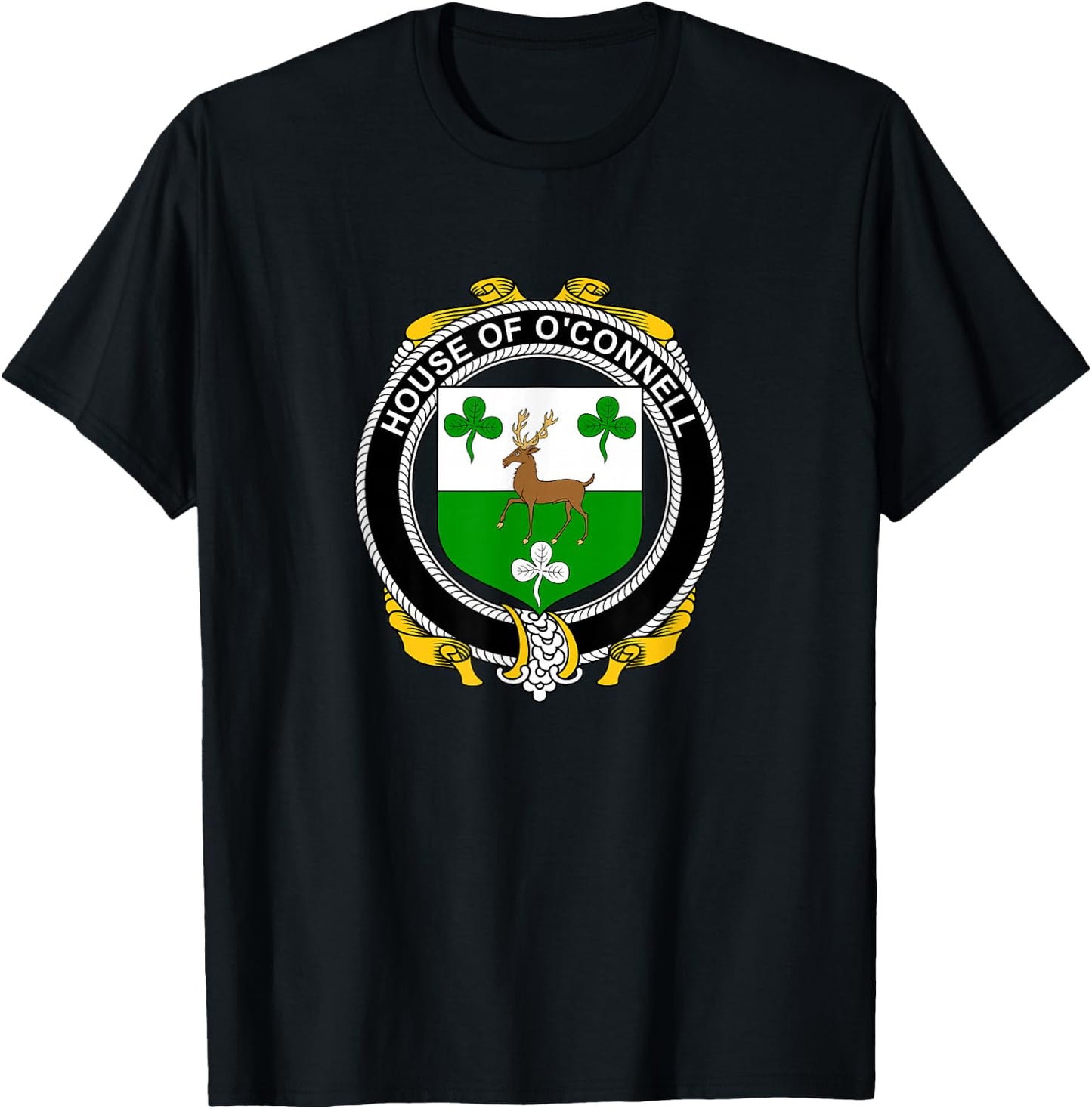 O'Connell Coat of Arms - Family Crest T-Shirt - T-Shirt | Black