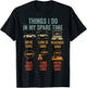 Things I Do In My Spare Time Car Lover Funny Father's Day T-Shirt - T-Shirt | Black