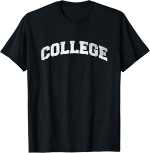 College Varsity Vintage Style Frat House Party Animal T-Shirt - T-Shirt | Black