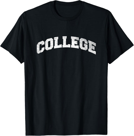 College Varsity Vintage Style Frat House Party Animal T-Shirt - T-Shirt | Black