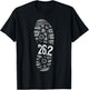 Cool Marathon Art Men Women 26.2 Marathoner Running Finisher T-Shirt - T-Shirt | Black