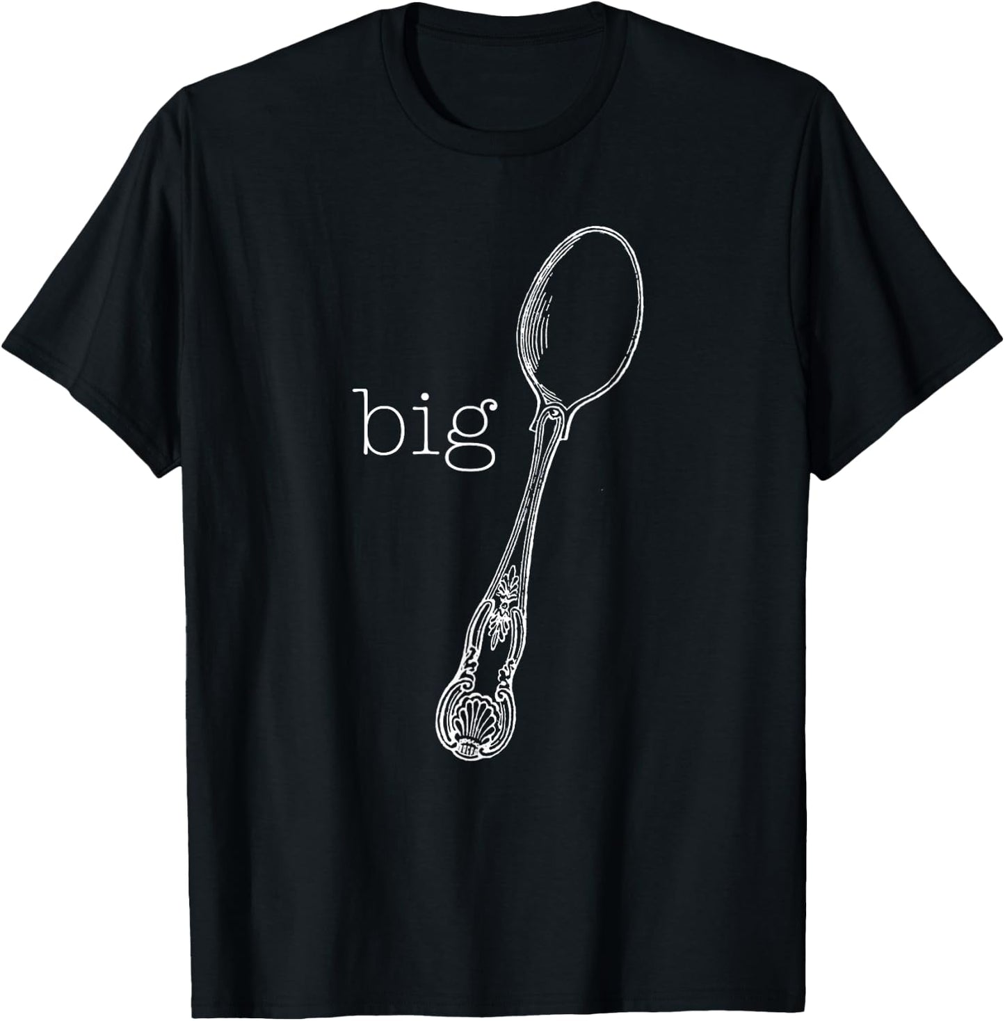 Large Spoon T-Shirt - T-Shirt | Black