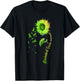 Mitochondrial Disease Awareness Sunflower T-Shirt - T-Shirt | Black