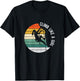 Climb Like A Girl Rock Climbing Gear Kids Women Sunset T-Shirt - T-Shirt | Black
