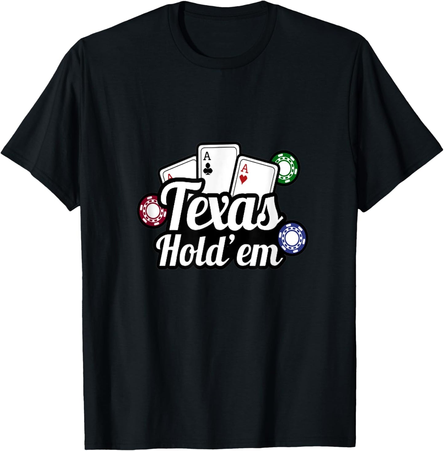 Texas hold'em poker T-Shirt - T-Shirt | Black