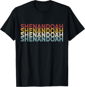 70's USA - Retro Vintage Shenandoah National Park T-Shirt - T-Shirt | Black