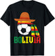 Bolivia Bolivian Soccer T-Shirt - T-Shirt | Black