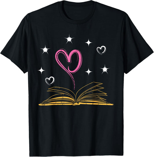 Library Book Nerd Bookworm Librarian Women Gift Reading T-Shirt - T-Shirt | Black