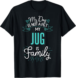 Cute Jug Shirt Family Dog Gift Men T-Shirt - T-Shirt | Black