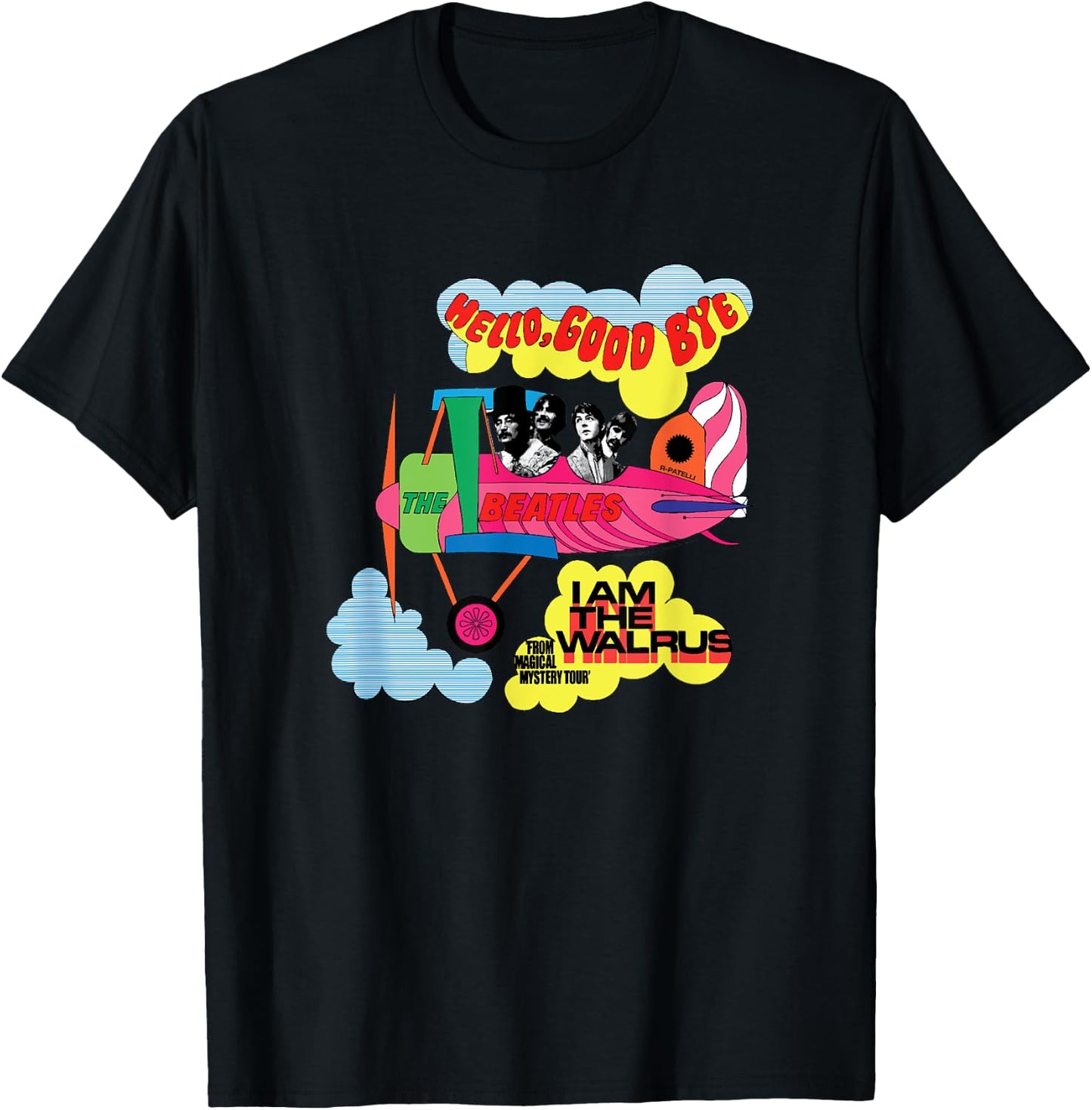 The Beatles - Hello Goodbye The Walrus T-Shirt - T-Shirt | Black