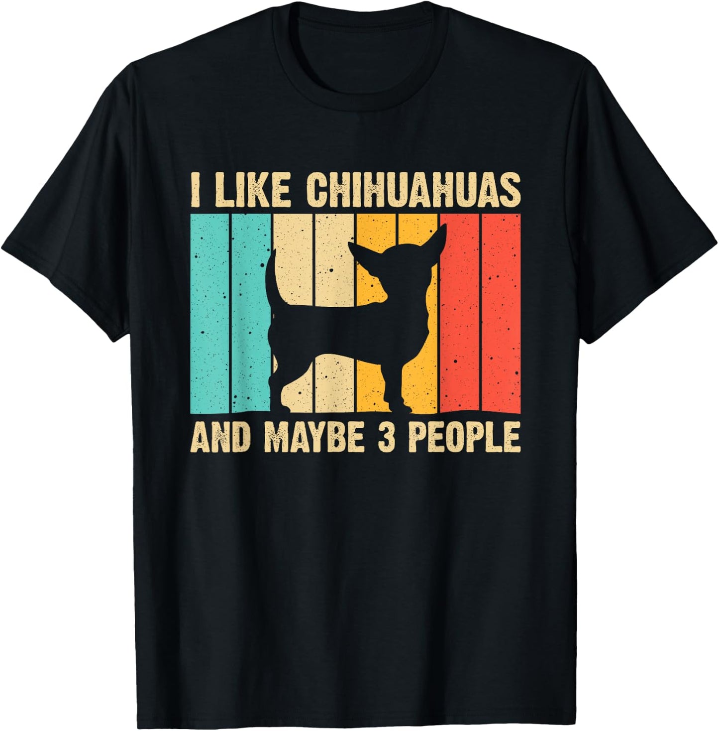 Cute Chihuahua Design Kids Men Pet Puppy Lovers T-Shirt - T-Shirt | Black