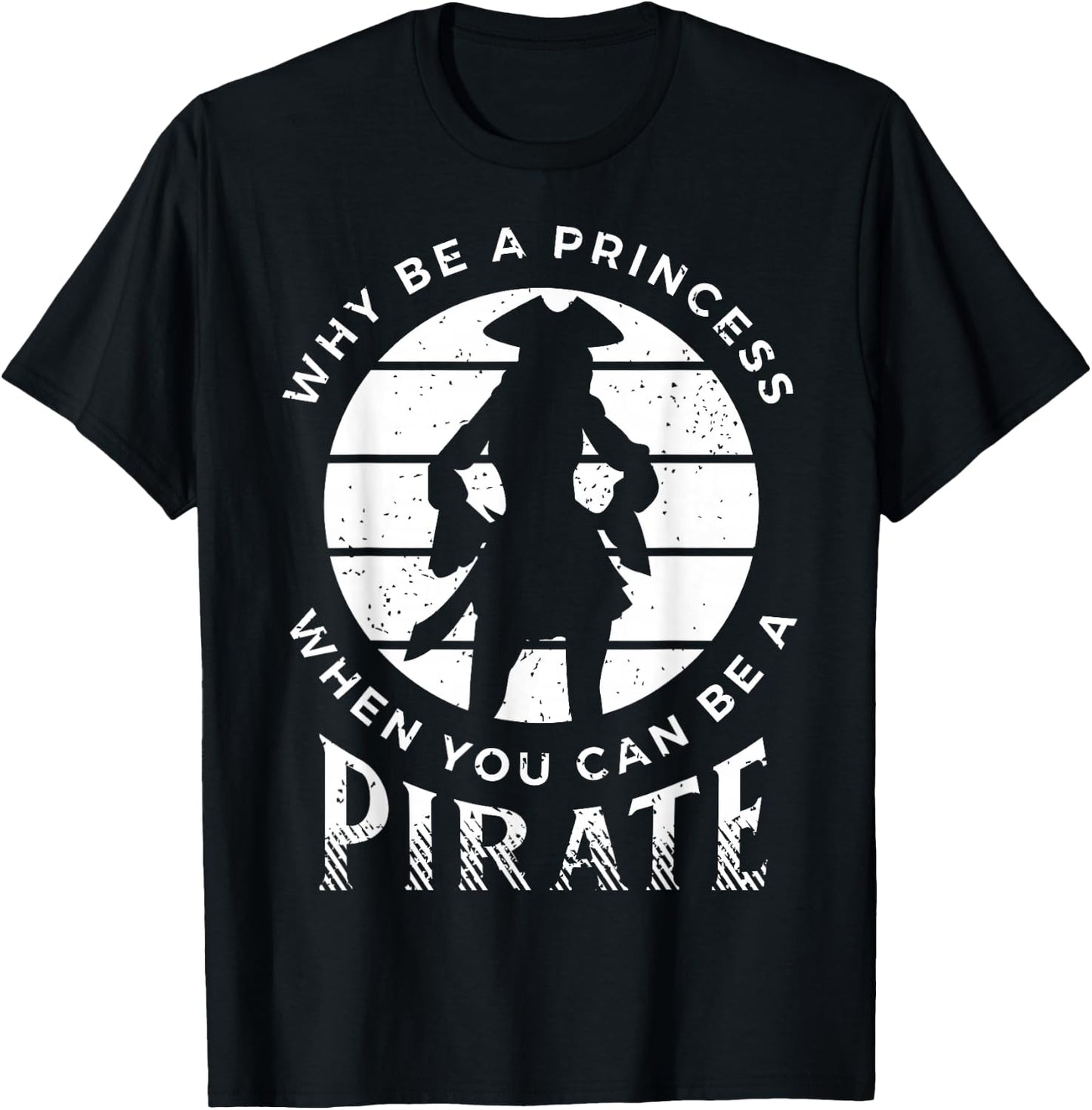 Funny Pirate Freebooter Buccaneer Caribbean Adventure T-Shirt - T-Shirt | Black