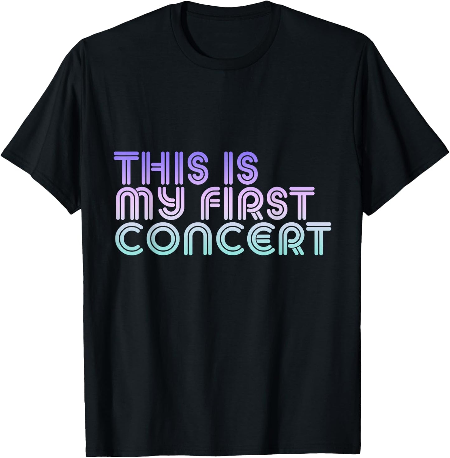 This Is My First Concert T-Shirt - T-Shirt | Black