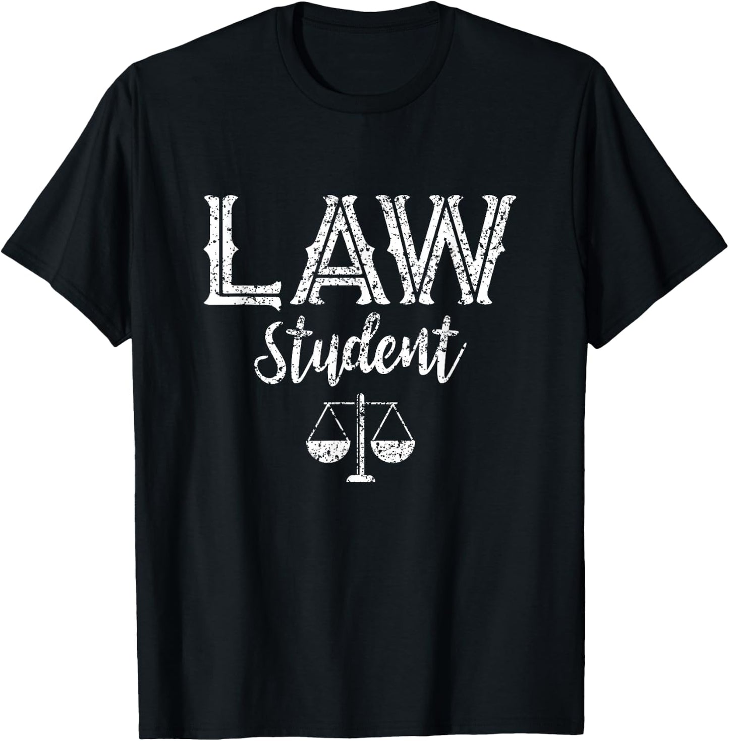 Law Student Lawyer Law Firm Lawyers Advocate Attorney T-Shirt - T-Shirt | Black