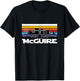 C-141 Starlifter McGuire Vintage Sunset Airlift Cargo T-Shirt - T-Shirt | Black