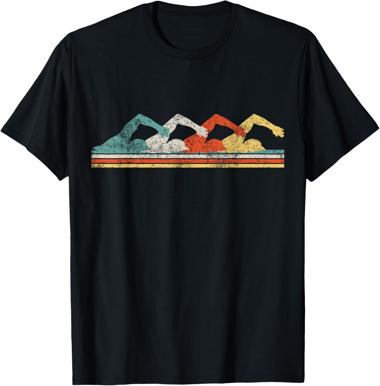 Swimming Swimmer T-Shirt - T-Shirt | Black