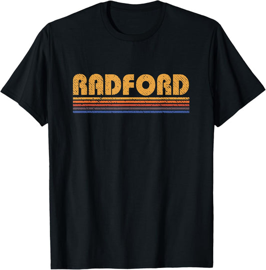 Radford Retro Style Vintage T-Shirt - T-Shirt | Black