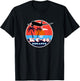KC-46 Pegasus Vintage Tropical Sunset Air Refueling T-Shirt - T-Shirt | Black