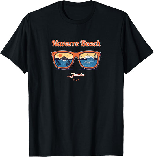 Navarre Beach Souvenir - Florida Reminder T-Shirt - T-Shirt | Black