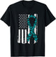 Ovarian Cancer Ribbon Awareness Mother's Day T-Shirt - T-Shirt | Black