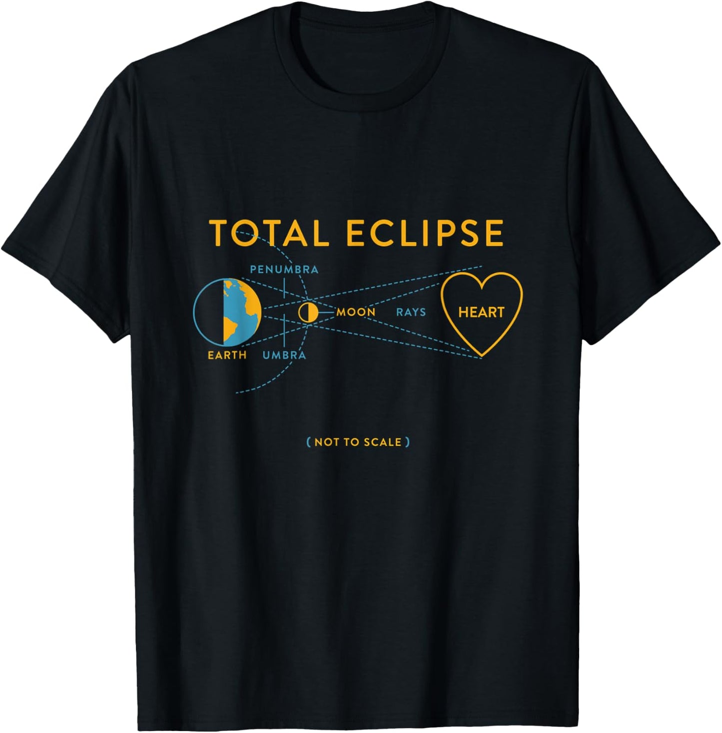 Total eclipse of the heart T-Shirt - T-Shirt | Black