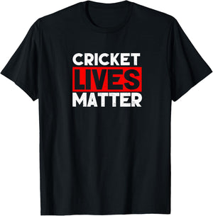 Cricket Lives Matter Bug Lover Entomology Entomologist Shirt T-Shirt - T-Shirt | Black