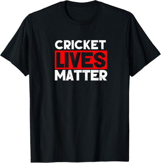 Cricket Lives Matter Bug Lover Entomology Entomologist Shirt T-Shirt - T-Shirt | Black