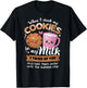 When I dunk my Cookies in milk I think of you funny Cookie T-Shirt - T-Shirt | Black
