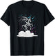Dead Unicorn Skeleton Rainbow Artwork T-Shirt - T-Shirt | Black