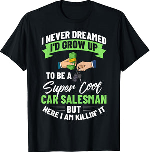 Used Car Salesman Auto Seller Dealership Salesperson T-Shirt - T-Shirt | Black