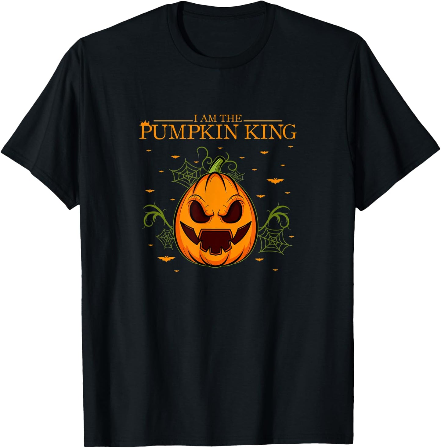 I am the Pumpkin King T-Shirt - T-Shirt | Black
