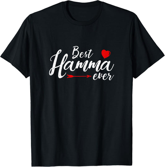 Best Hamma Ever Family Love Mom Hamma Mother's day T-Shirt - T-Shirt | Black
