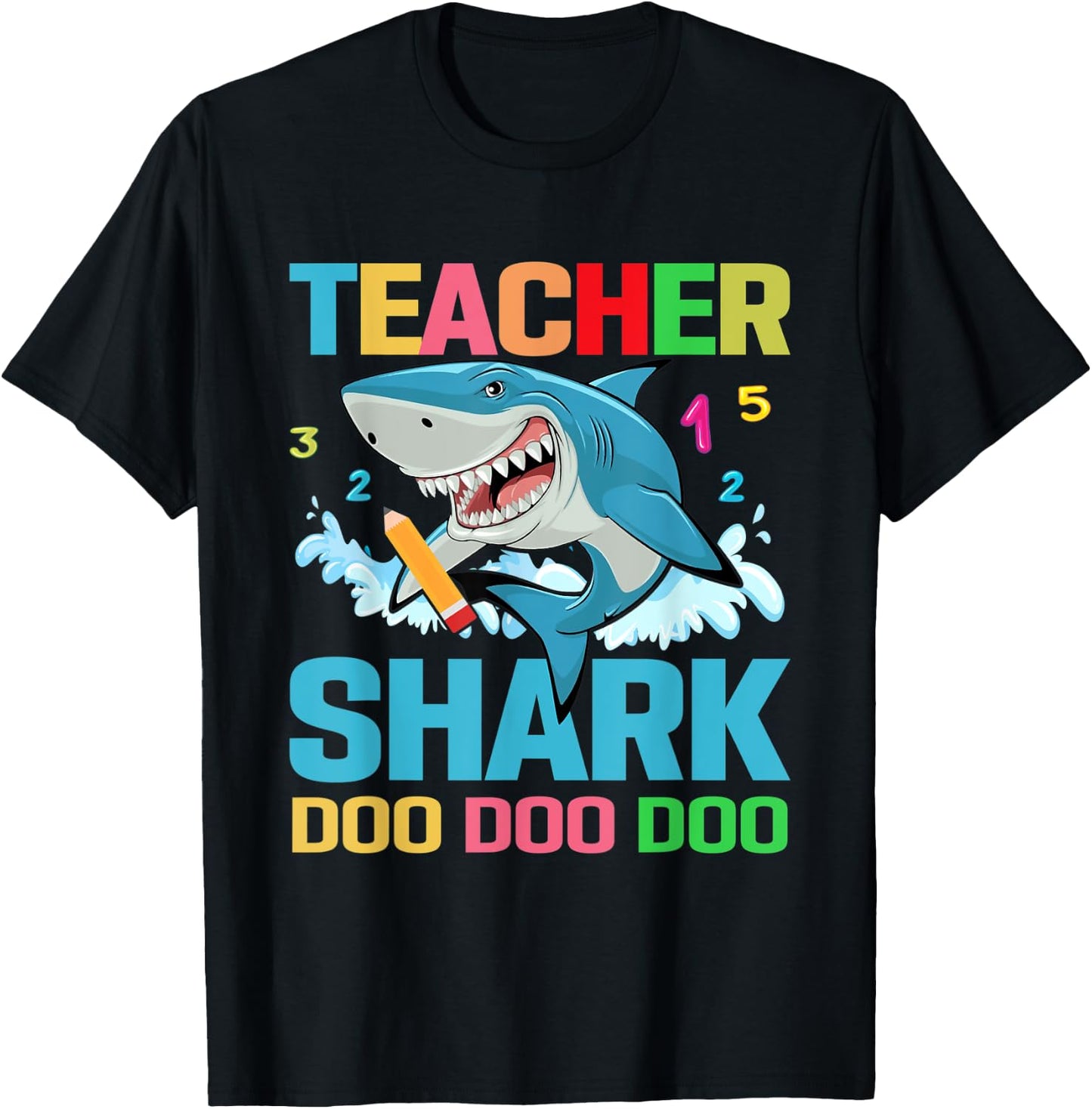 Teacher Shark T-Shirt - T-Shirt | Black