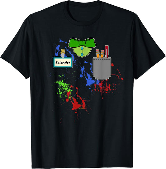 Halloween Mad Scientist Matching Group Costume T-Shirt - T-Shirt | Black
