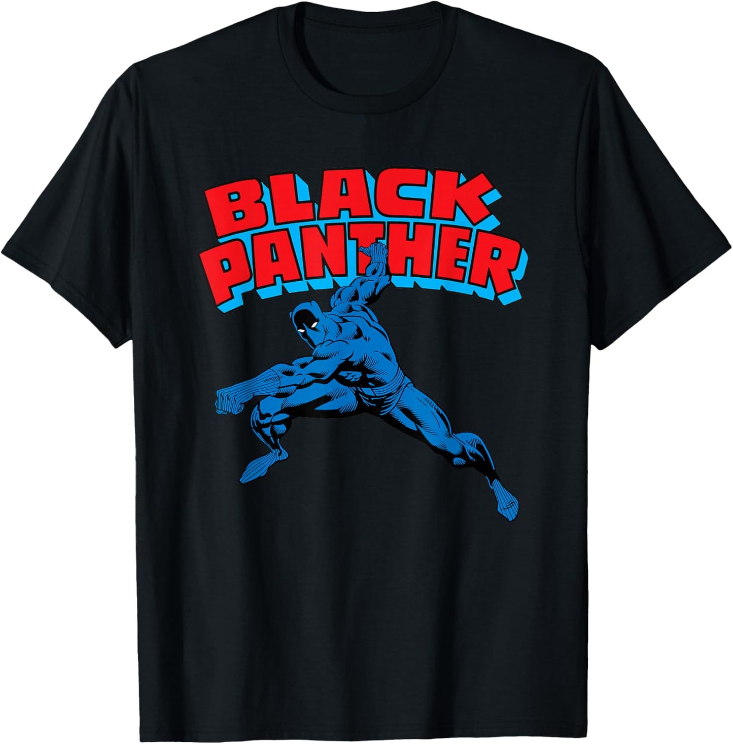 Marvel Black Panther Retro Comic Book Small T-Shirt - T-Shirt | Black