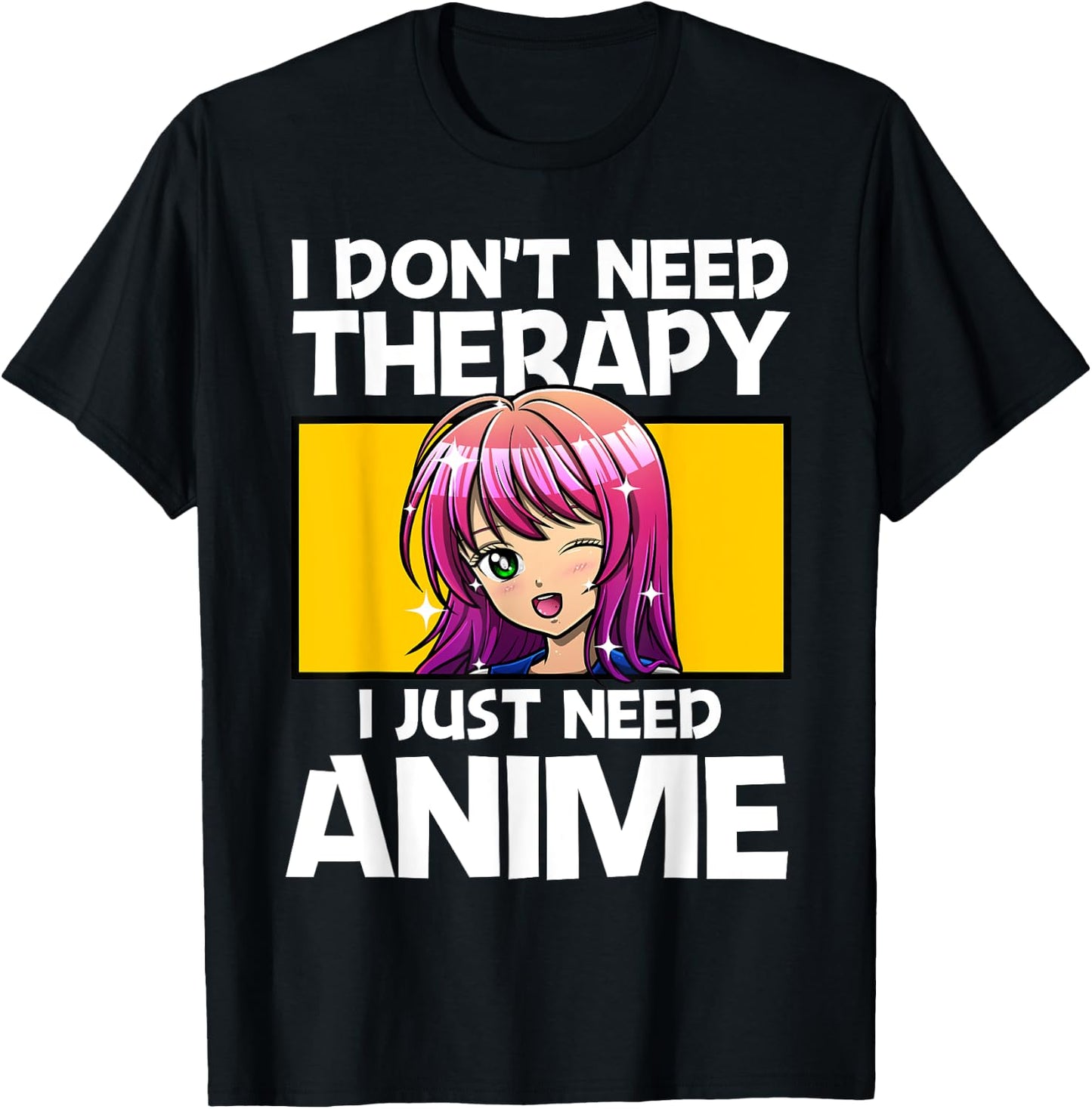 Anime Art Teen Girls Men Anime Merch Anime Lovers T-Shirt - T-Shirt | Black