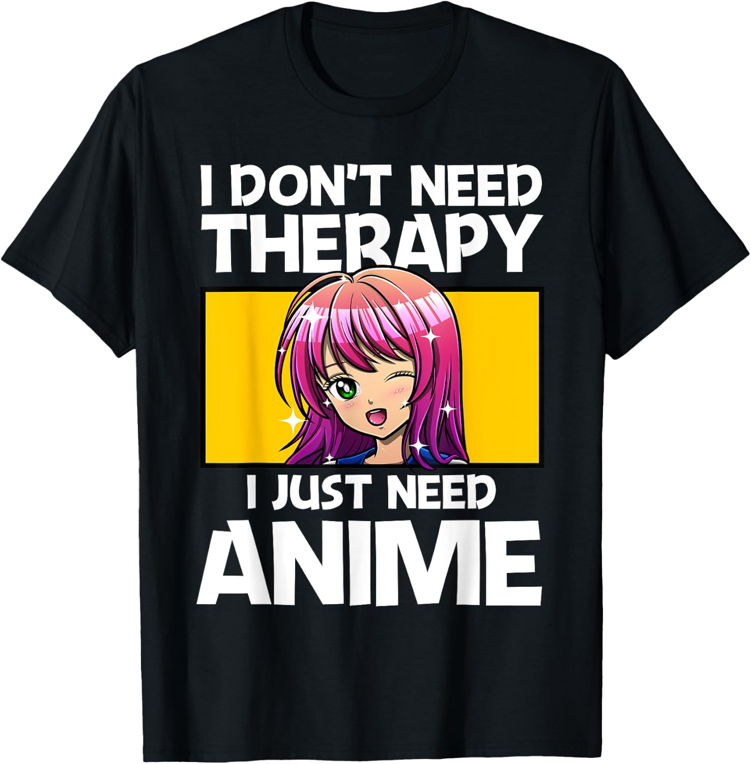 Anime Art Teen Girls Men Anime Merch Anime Lovers T-Shirt - T-Shirt | Black