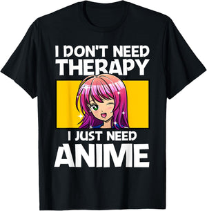 Anime Art Teen Girls Men Anime Merch Anime Lovers T-Shirt - T-Shirt | Black