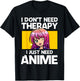 Anime Art Teen Girls Men Anime Merch Anime Lovers T-Shirt - T-Shirt | Black