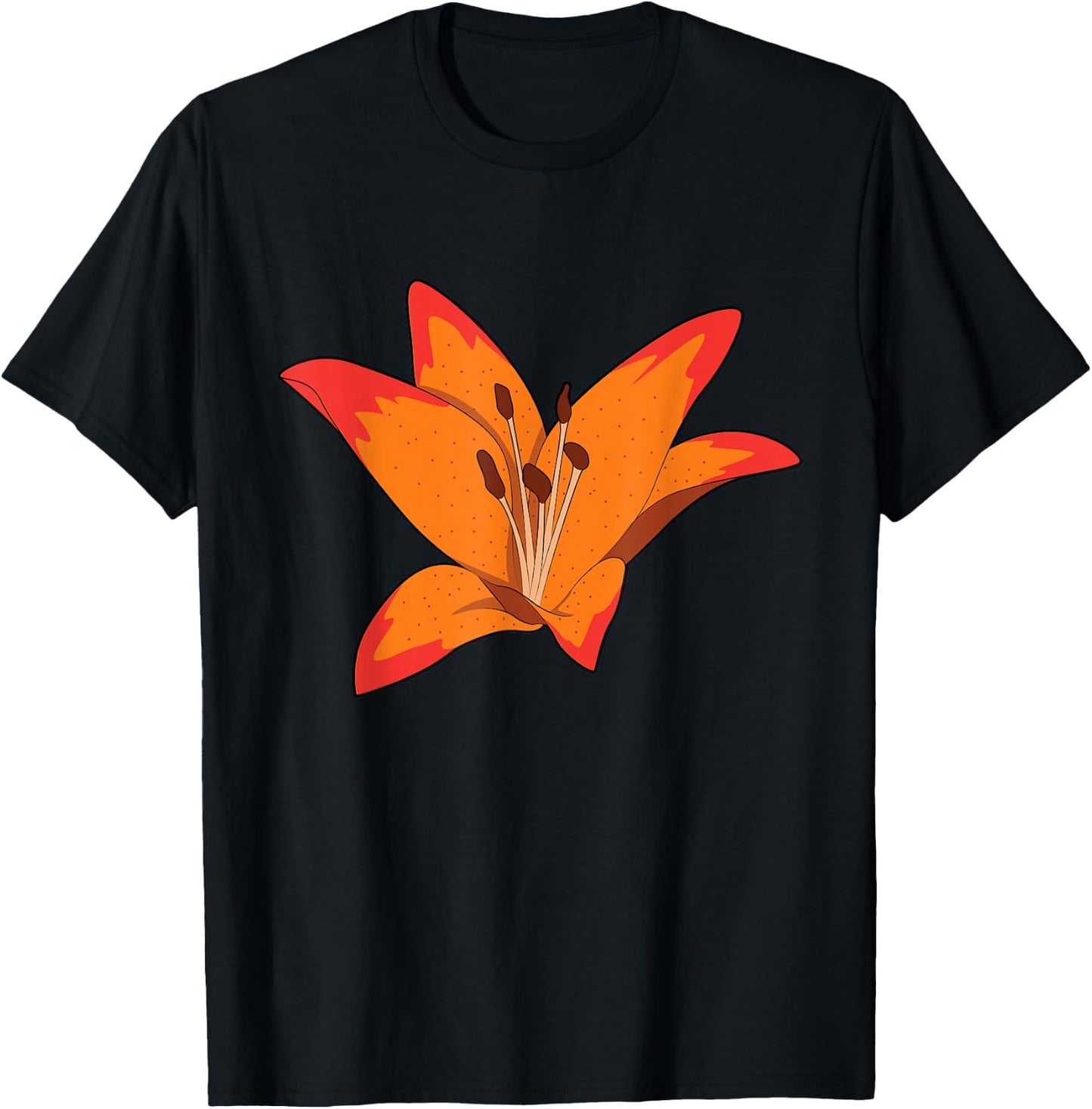 Tiger Lily T-Shirt - T-Shirt | Black