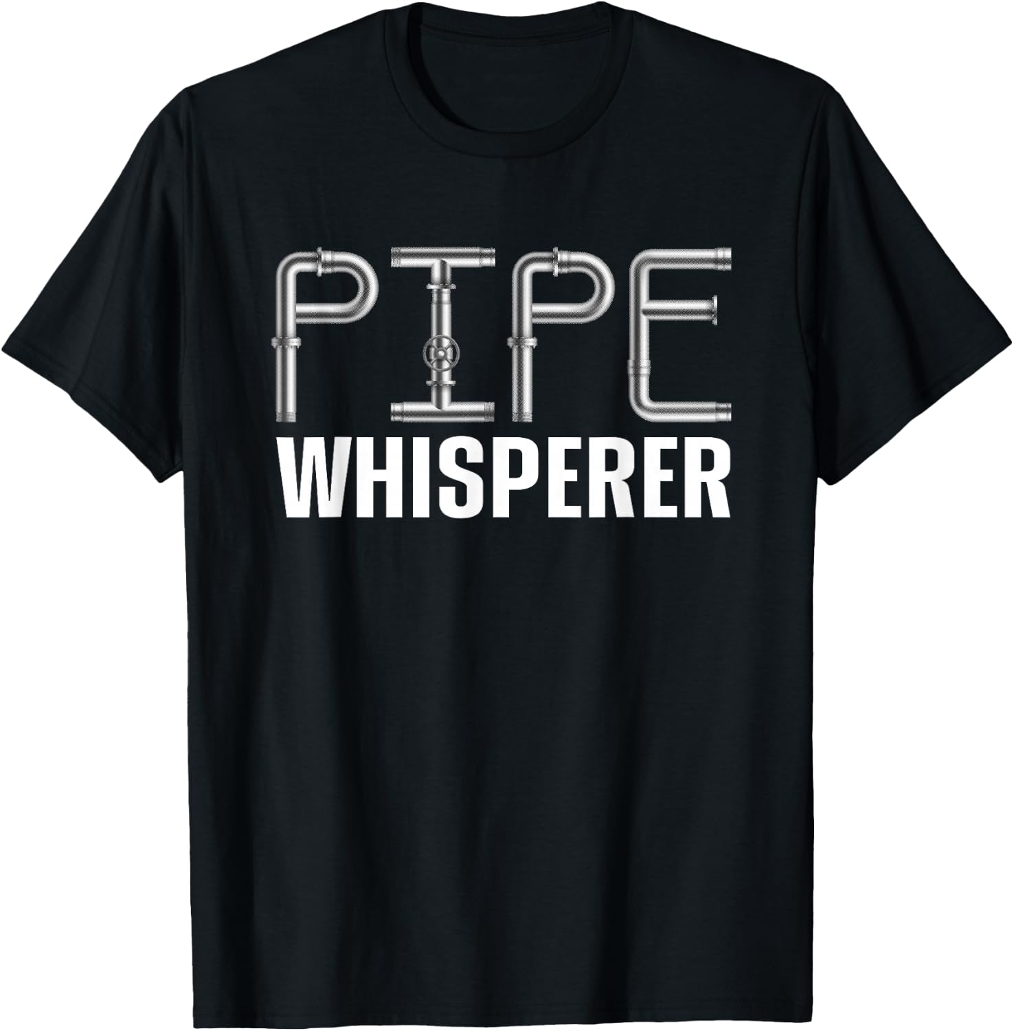 Best Plumber Art Women Plumbing Gag Novelty Plumber T-Shirt - T-Shirt | Black