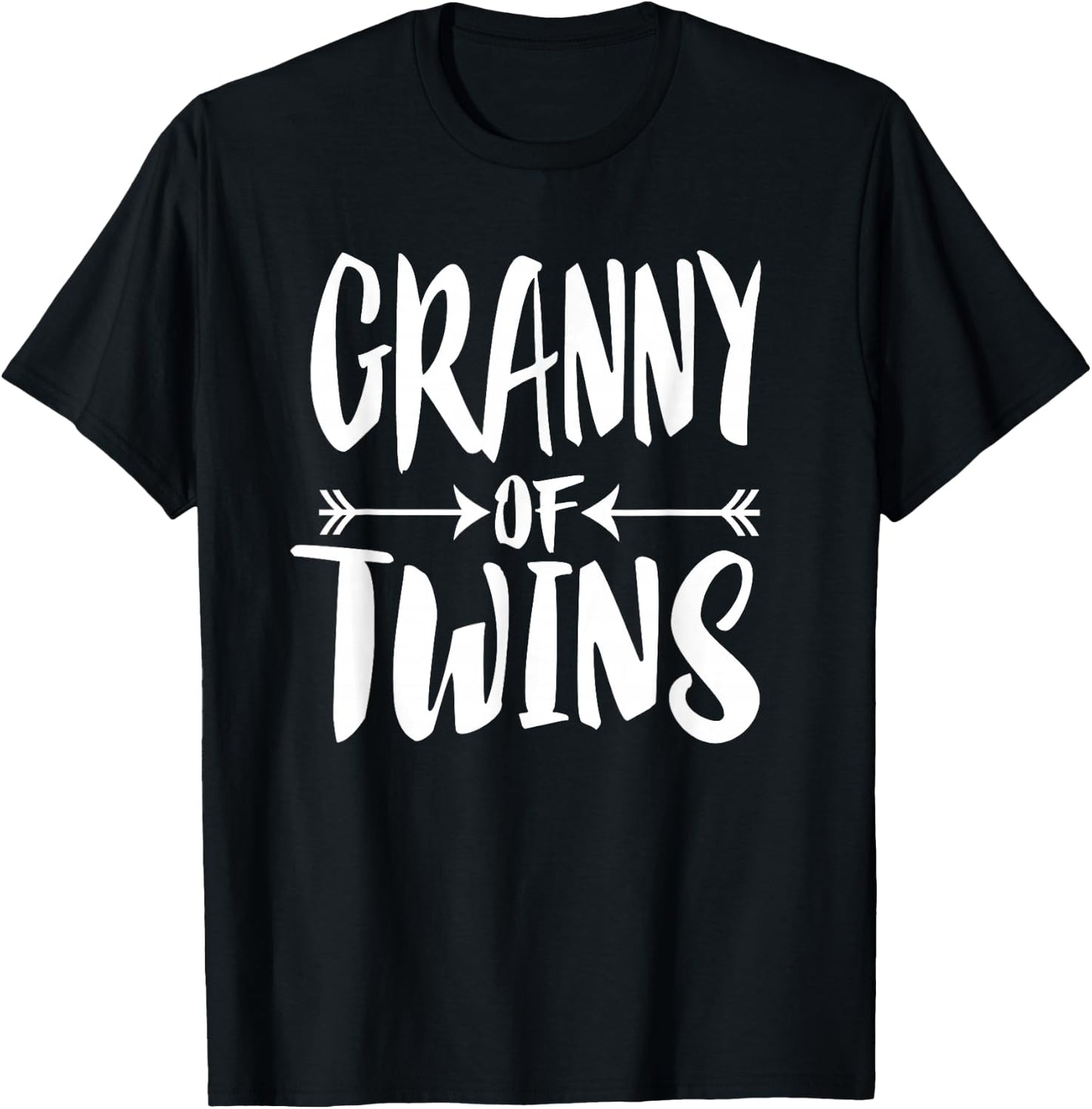 Granny Of Twins T-Shirt - T-Shirt | Black