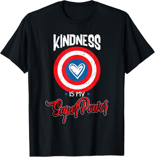 Anti Bullying - Kindness is My Superpower T-Shirt - T-Shirt | Black